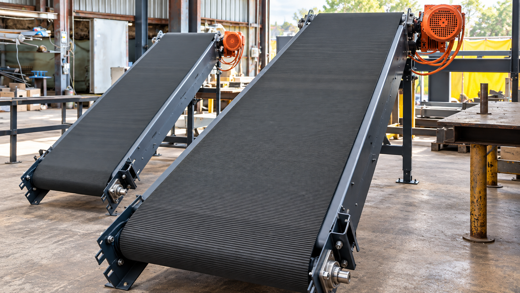 Custom industrial conveyors for fertilizer handling and material transfer